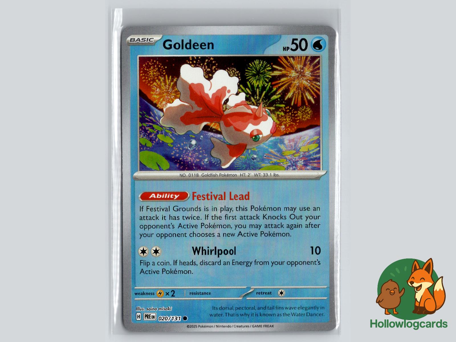 Goldeen (020/131) - Prismatic Evolutions Pokémon Card