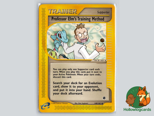 Professor Elm's Training Method (148/165) - Expedition Base Set Pokémon Card