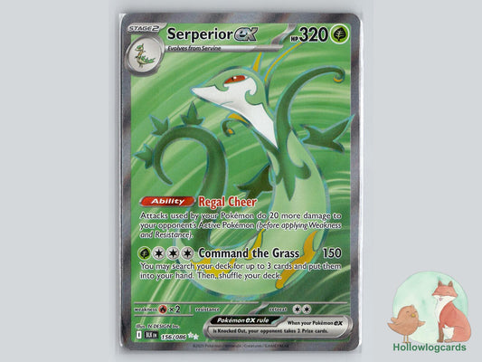 Serperior ex (156/086) - Black Bolt Pokémon Card