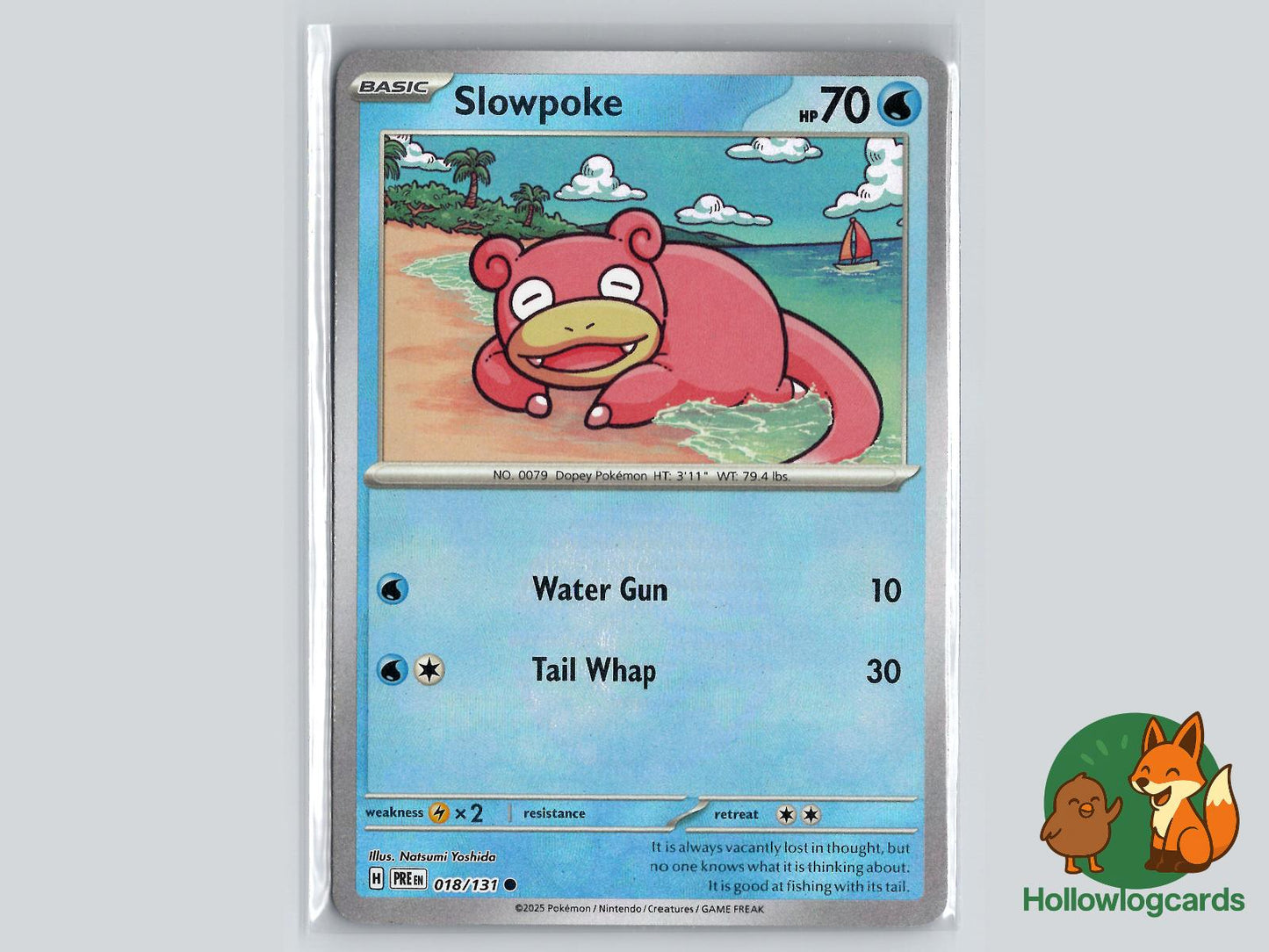 Slowpoke (018/131) - Prismatic Evolutions Pokémon Card