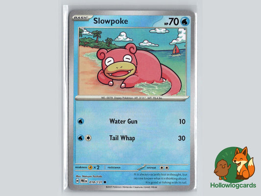 Slowpoke (018/131) - Prismatic Evolutions Pokémon Card