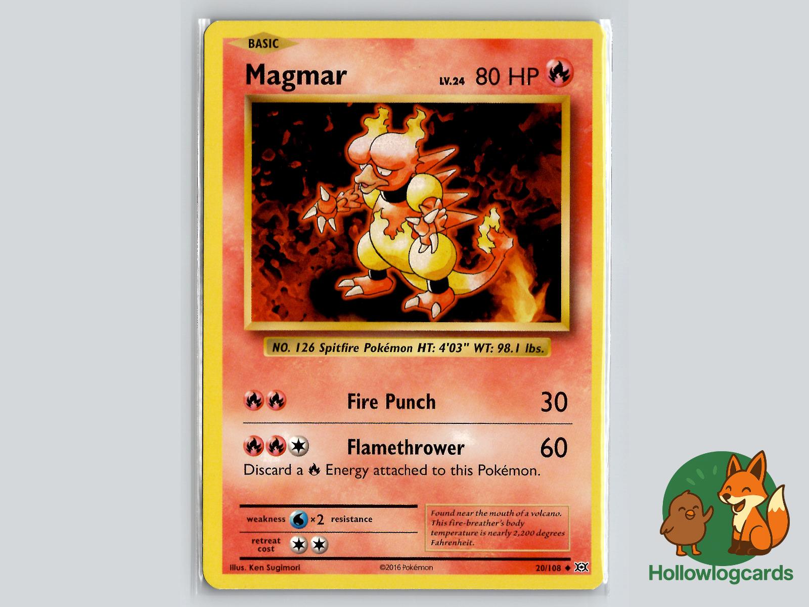 Magmar (20/108) - Evolutions Pokémon Card
