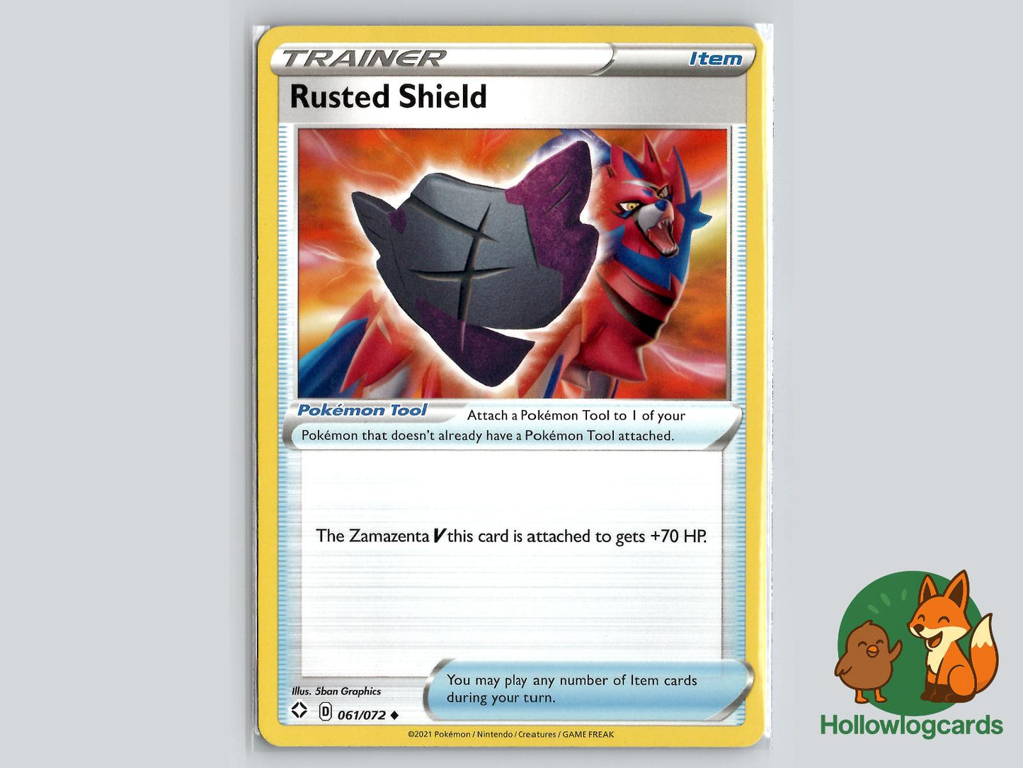 Rusted Shield (061/072) - Shining Fates Pokémon Card