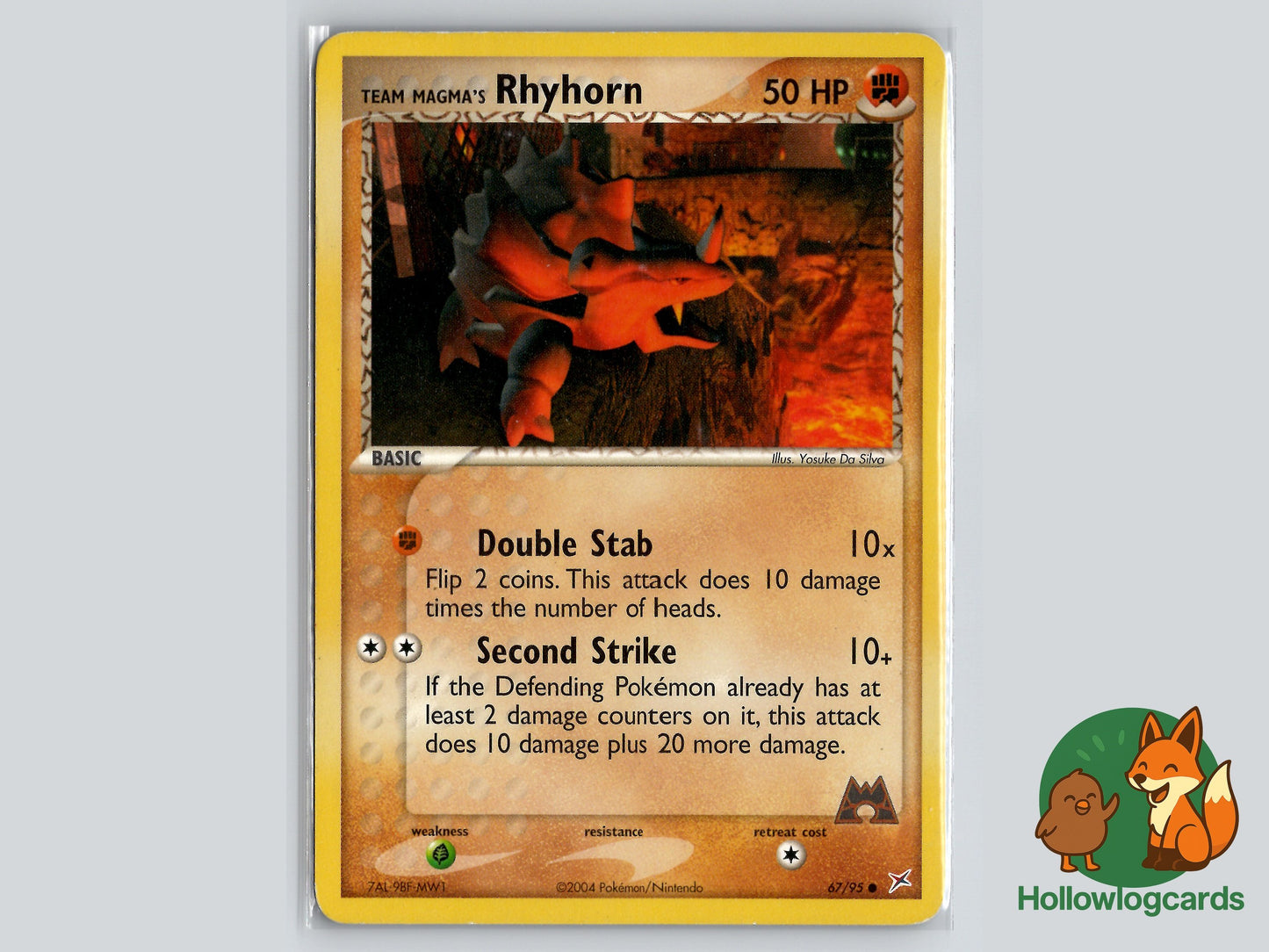 Image of Team Magmas Rhyhorn Team Magma vs Team Aqua (MA) #67