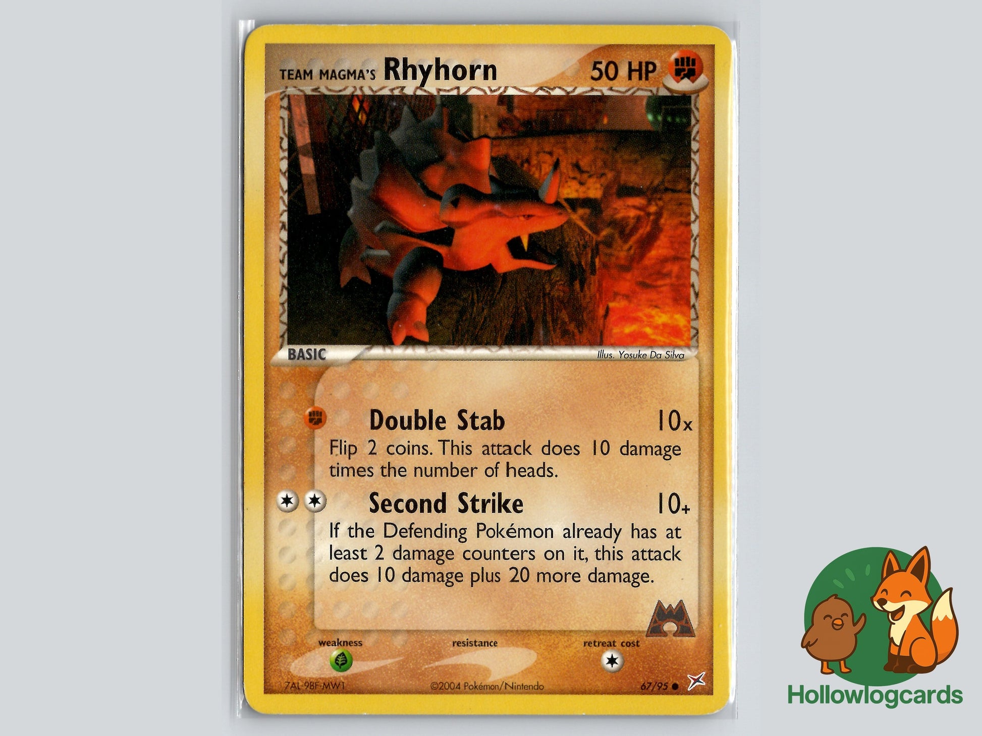 Image of Team Magmas Rhyhorn Team Magma vs Team Aqua (MA) #67