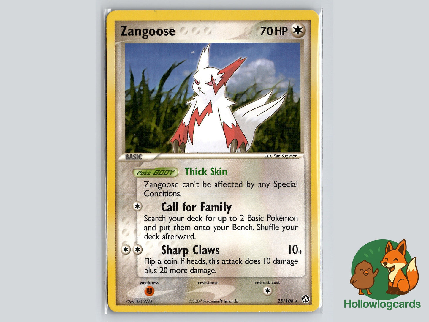 Image of Zangoose Power Keepers (PK) #25