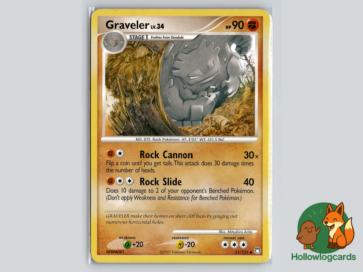 Image of Graveler Mysterious Treasures (MT) #51