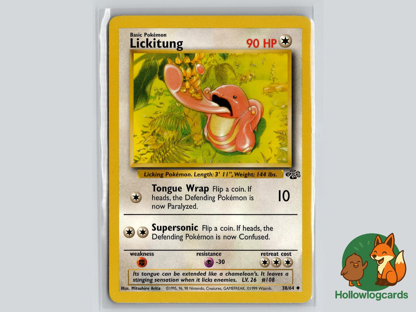 Lickitung (38/64) - Jungle Pokémon Card