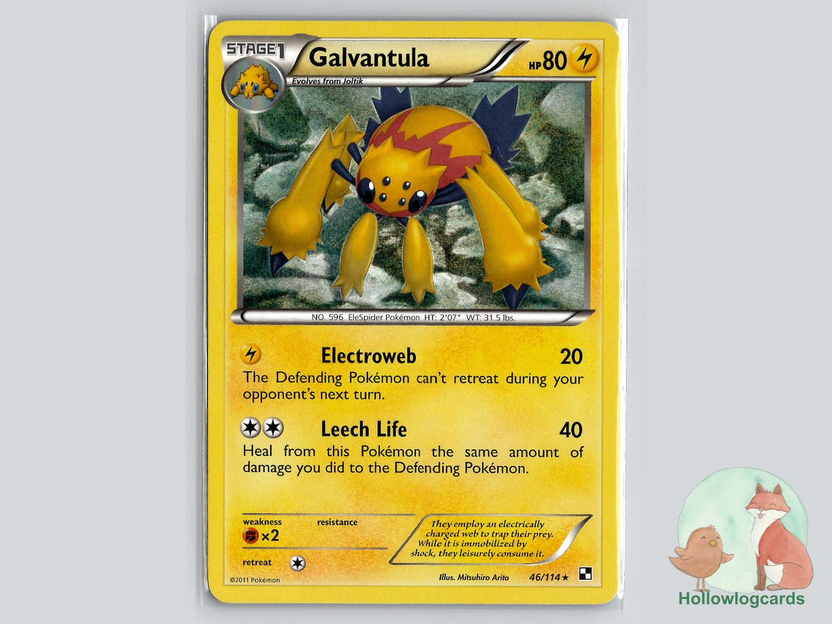 Galvantula (46/114) - Black & White Pokémon Card