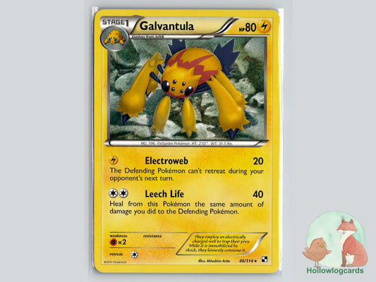 Galvantula (46/114) - Black & White Pokémon Card