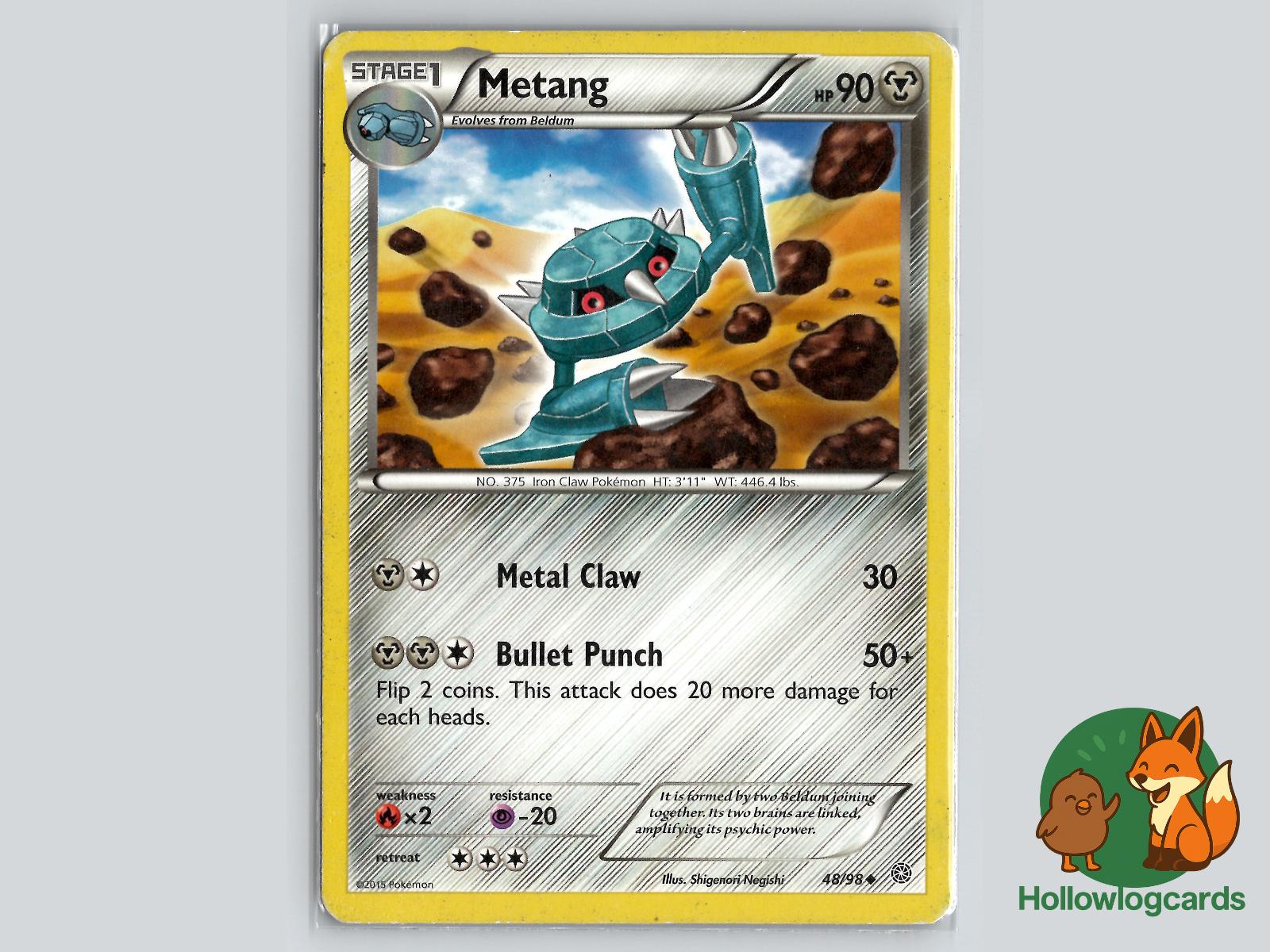 Metang (48/98) - Ancient Origins Pokémon Card