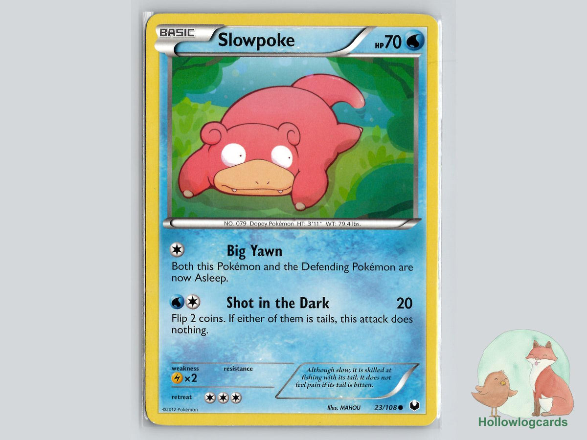 Slowpoke (23/108) - Dark Explorers Pokémon Card