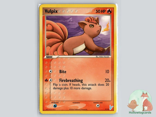 Vulpix (7/12) - EX Trainer Kit 2 Minun Pokémon Card