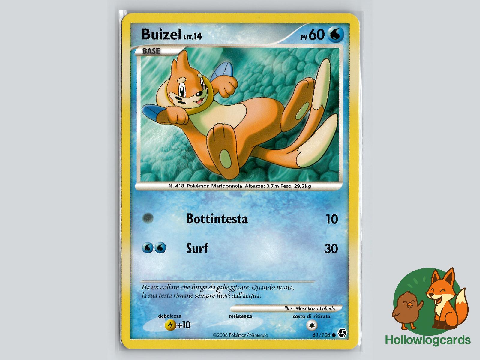Buizel (61/106) - Great Encounters Pokémon Card
