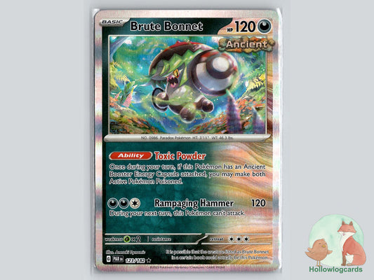 Brute Bonnet (123/182) - Paradox Rift Pokémon Card
