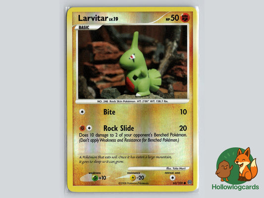 Image of Larvitar Stormfront (SF) #63