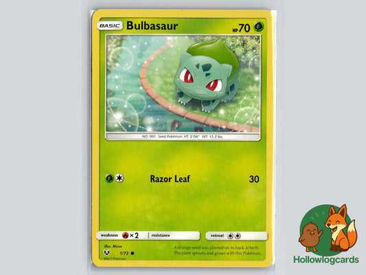 Bulbasaur (1/73) - Shining Legends Pokémon Card