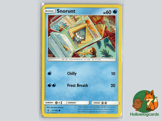 Snorunt (31/145) - Guardians Rising Pokémon Card