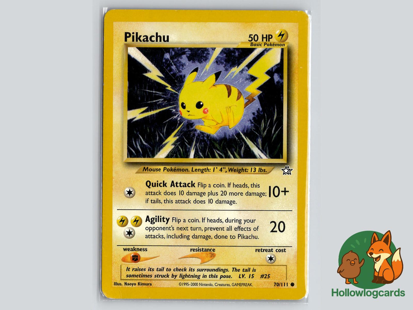 Pikachu (70/111) - Neo Genesis Pokémon Card