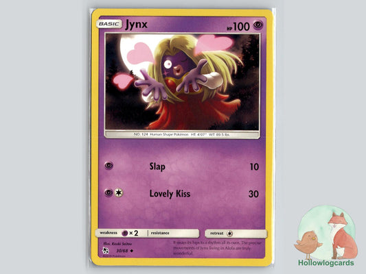 Jynx (30/68) - Hidden Fates Pokémon Card