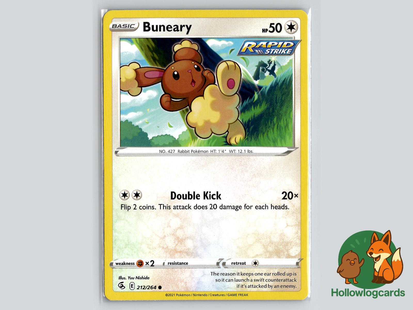 Buneary (212/264) - Fusion Strike Pokémon Card