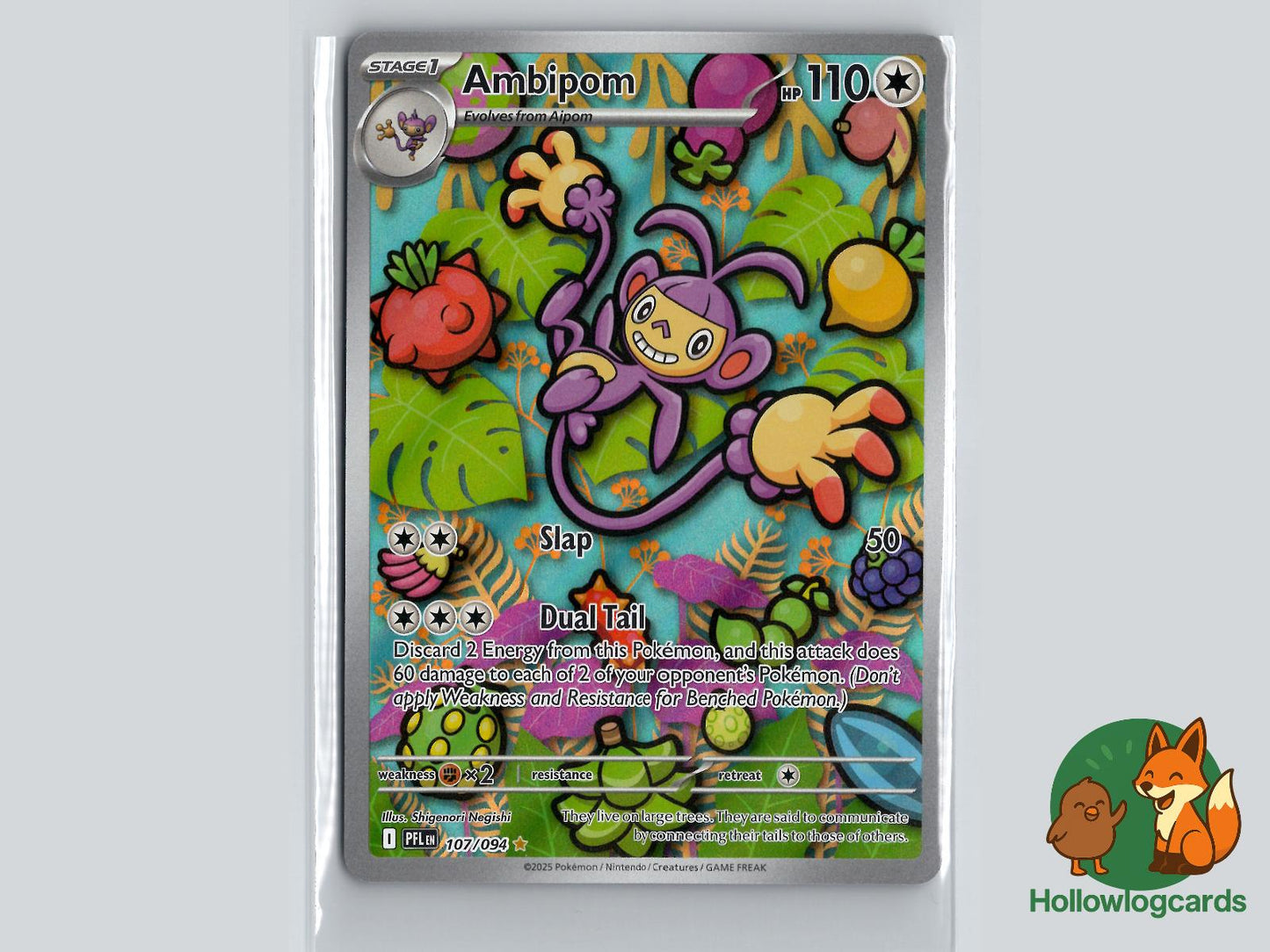 Ambipom (107/094) - Phantasmal Flames Pokémon Card