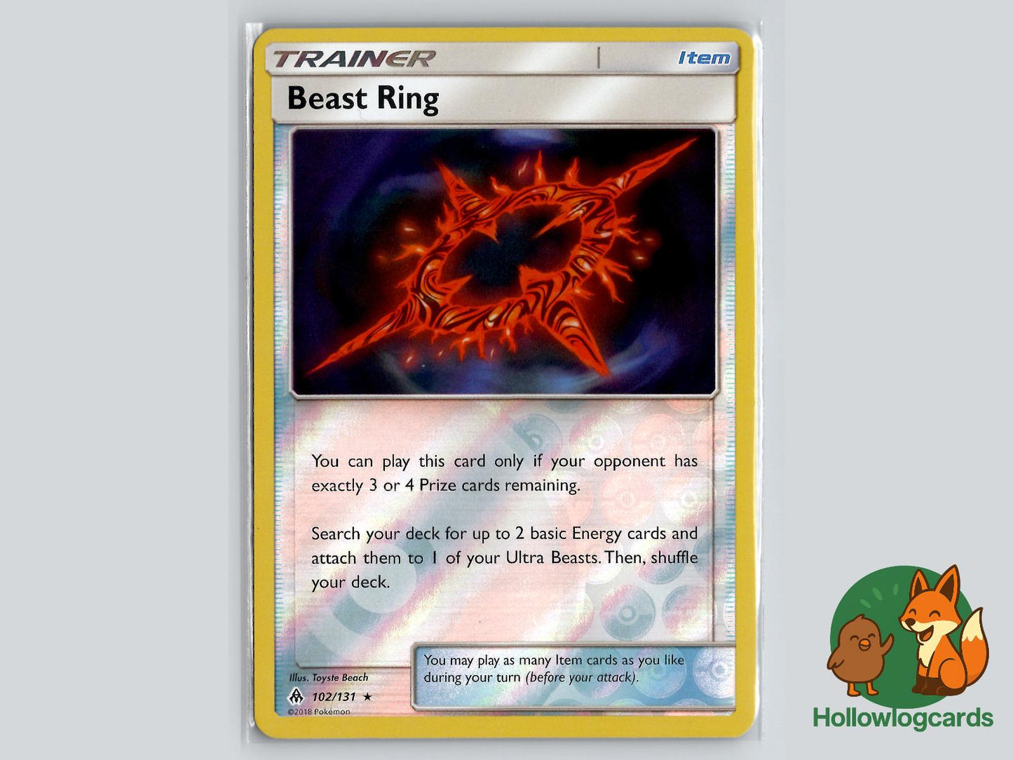 Beast Ring (102/131) - Forbidden Light Pokémon Card