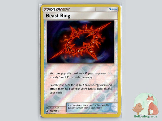 Beast Ring (102/131) - Forbidden Light Pokémon Card