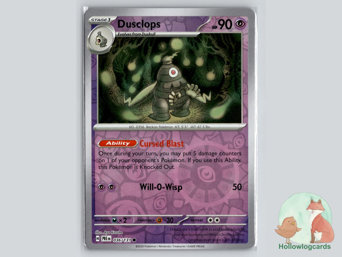 Dusclops (036/131) - Prismatic Evolutions Pokémon Card
