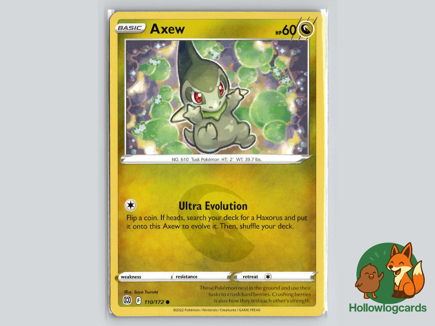 Axew (110/172) - Brilliant Stars Pokémon Card