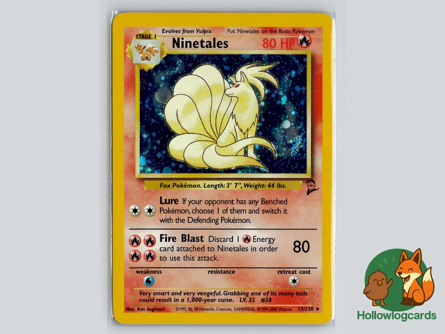 Ninetales (13/130) - Base Set 2 Pokémon Card