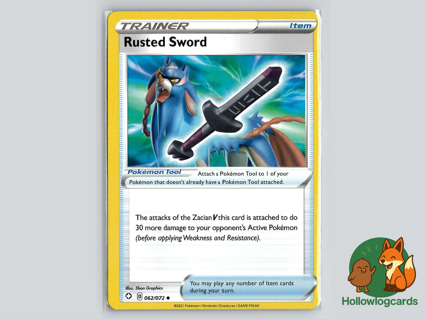 Rusted Sword (062/072) - Shining Fates Pokémon Card