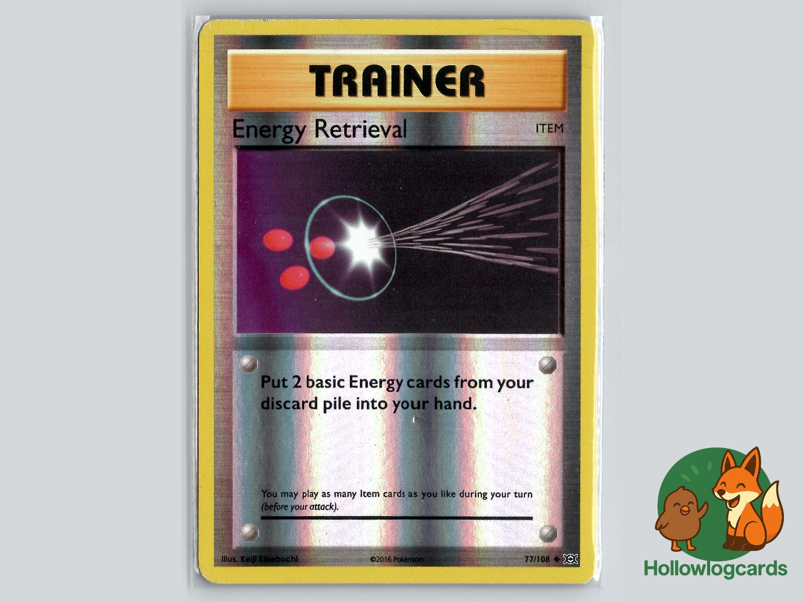 Energy Retrieval (77/108) - Evolutions Pokémon Card