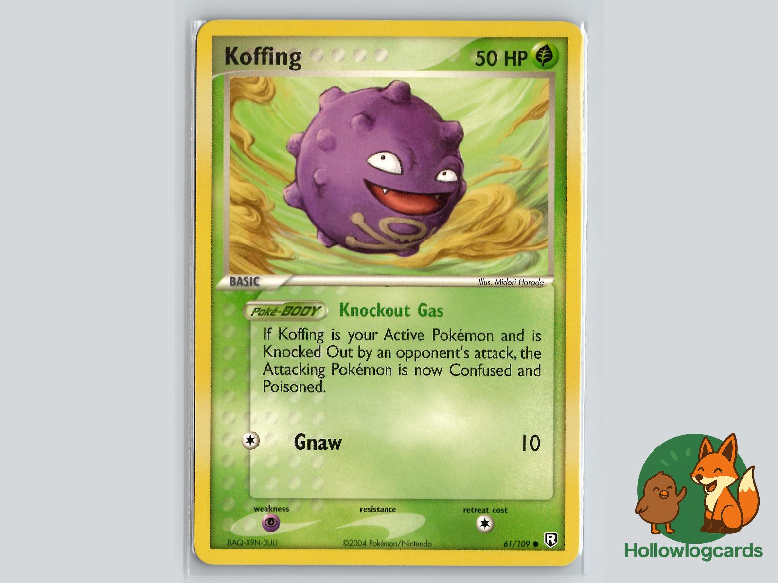 Koffing (61/109) - Team Rocket Returns Pokémon Card