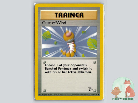 Gust of Wind (120/130) - Base Set 2 Pokémon Card