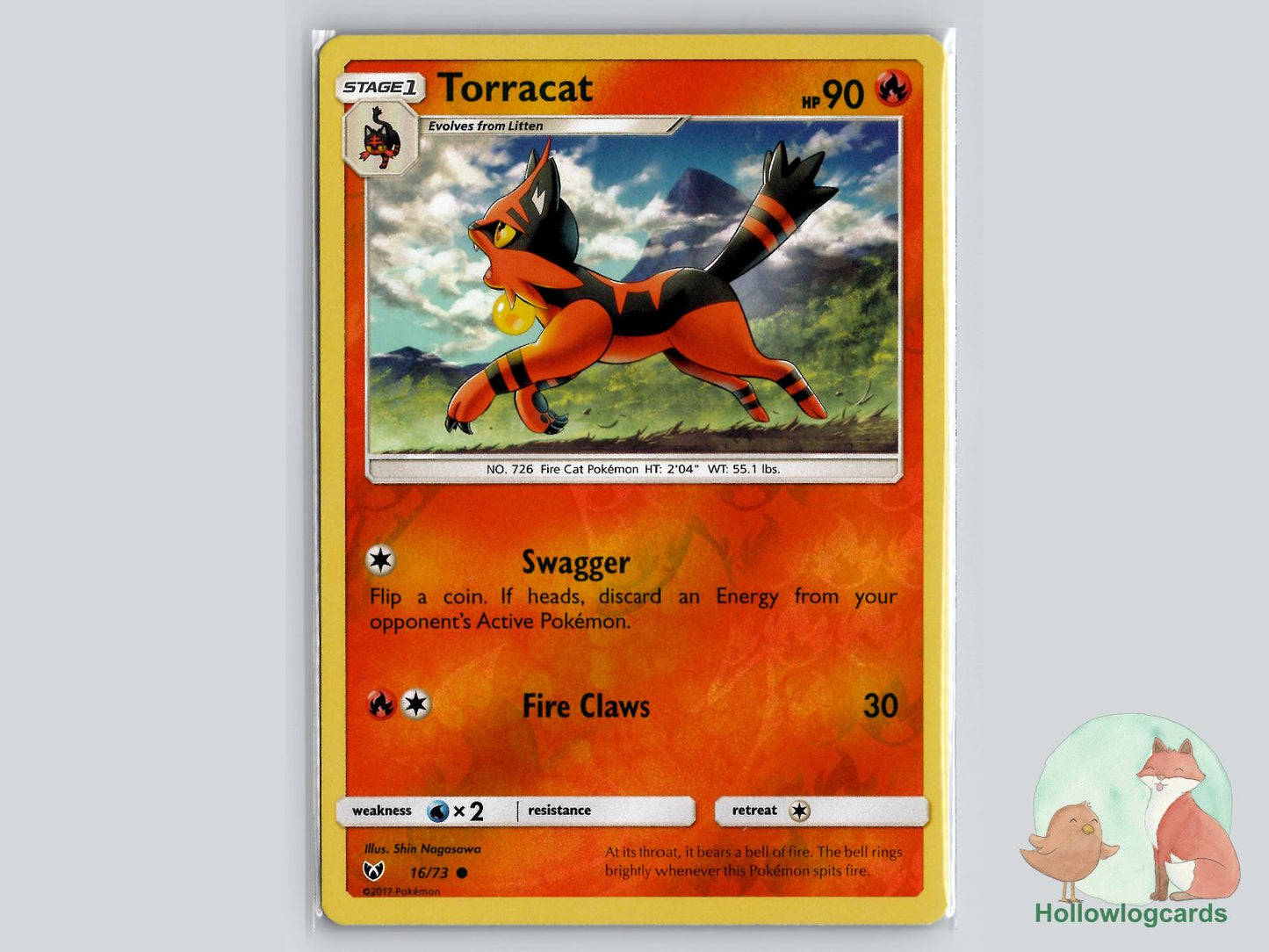 Torracat (16/73) - Shining Legends Pokémon Card