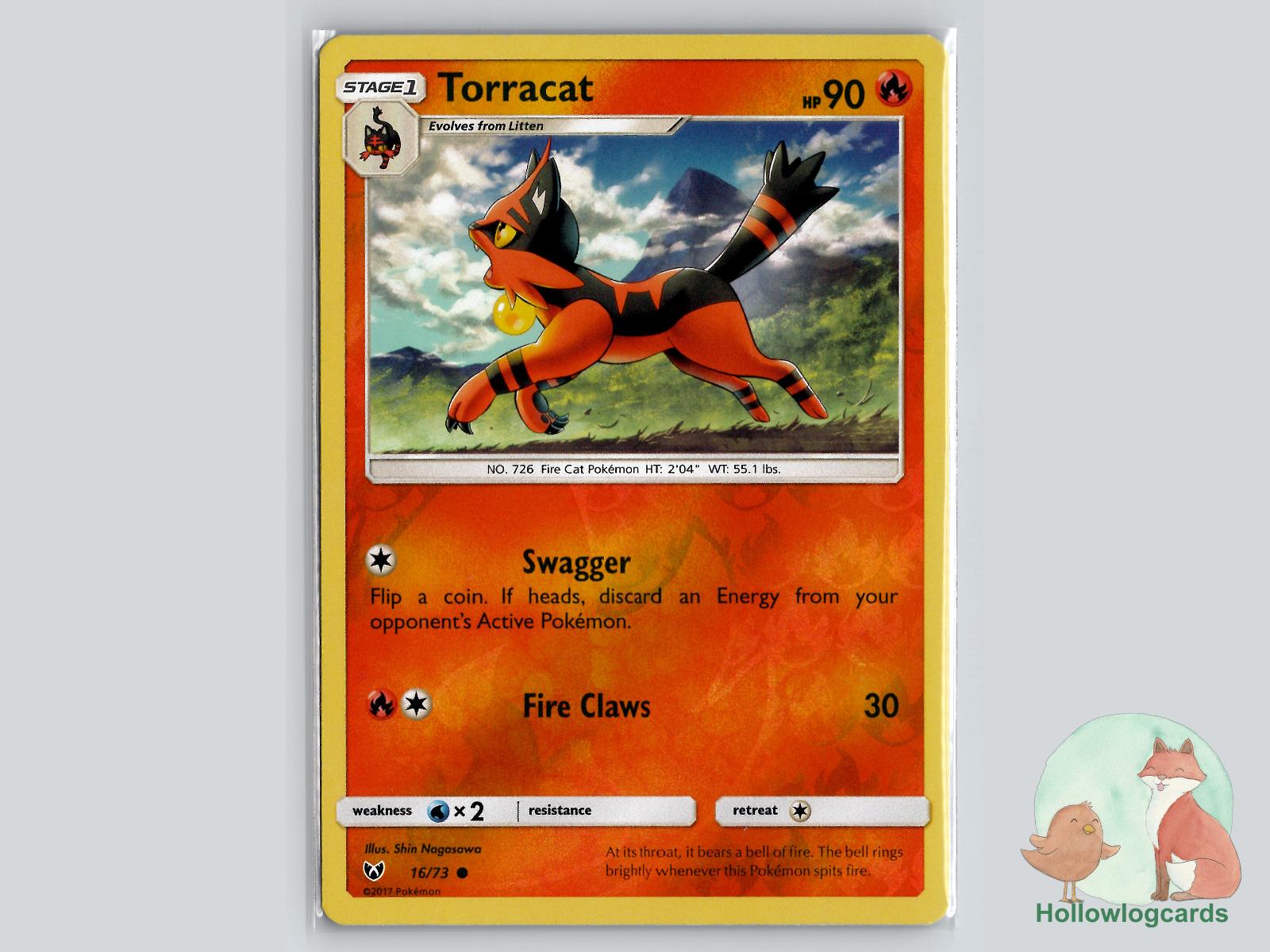 Torracat (16/73) - Shining Legends Pokémon Card