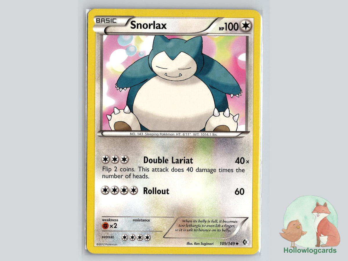 Snorlax (109/149) - Boundaries Crossed Pokémon Card