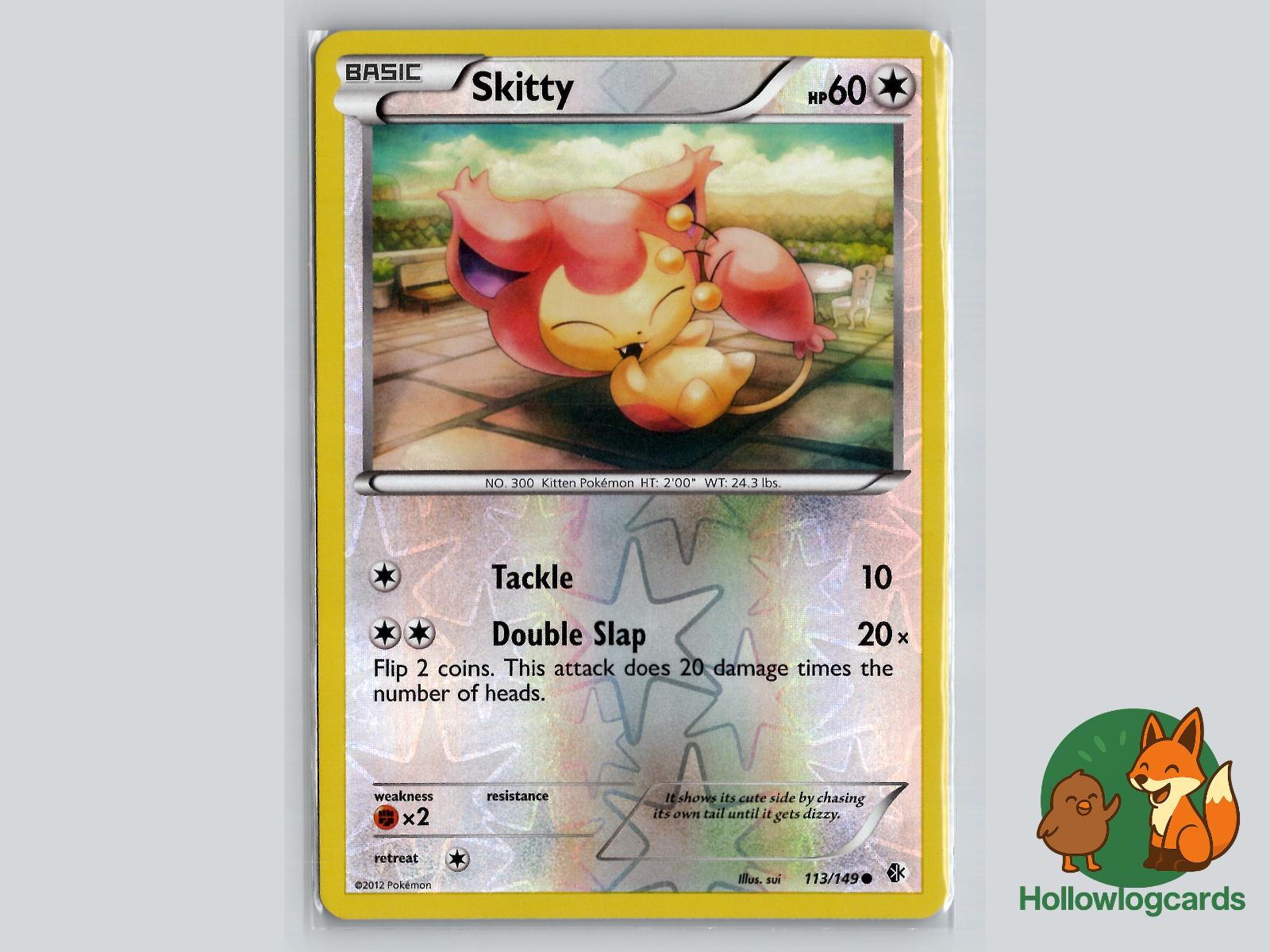 Skitty (113/149) - Boundaries Crossed Pokémon Card