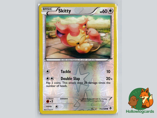 Skitty (113/149) - Boundaries Crossed Pokémon Card