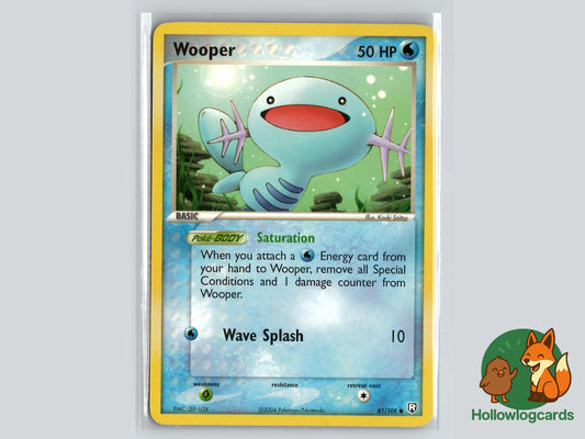 Wooper (81/109) - Team Rocket Returns Pokémon Card