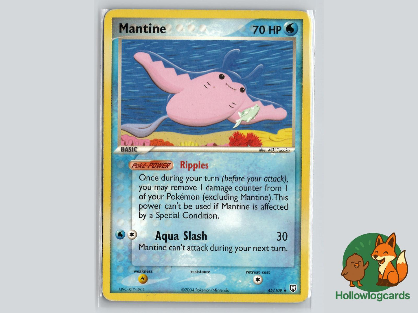 Mantine (45/109) - Team Rocket Returns Pokémon Card