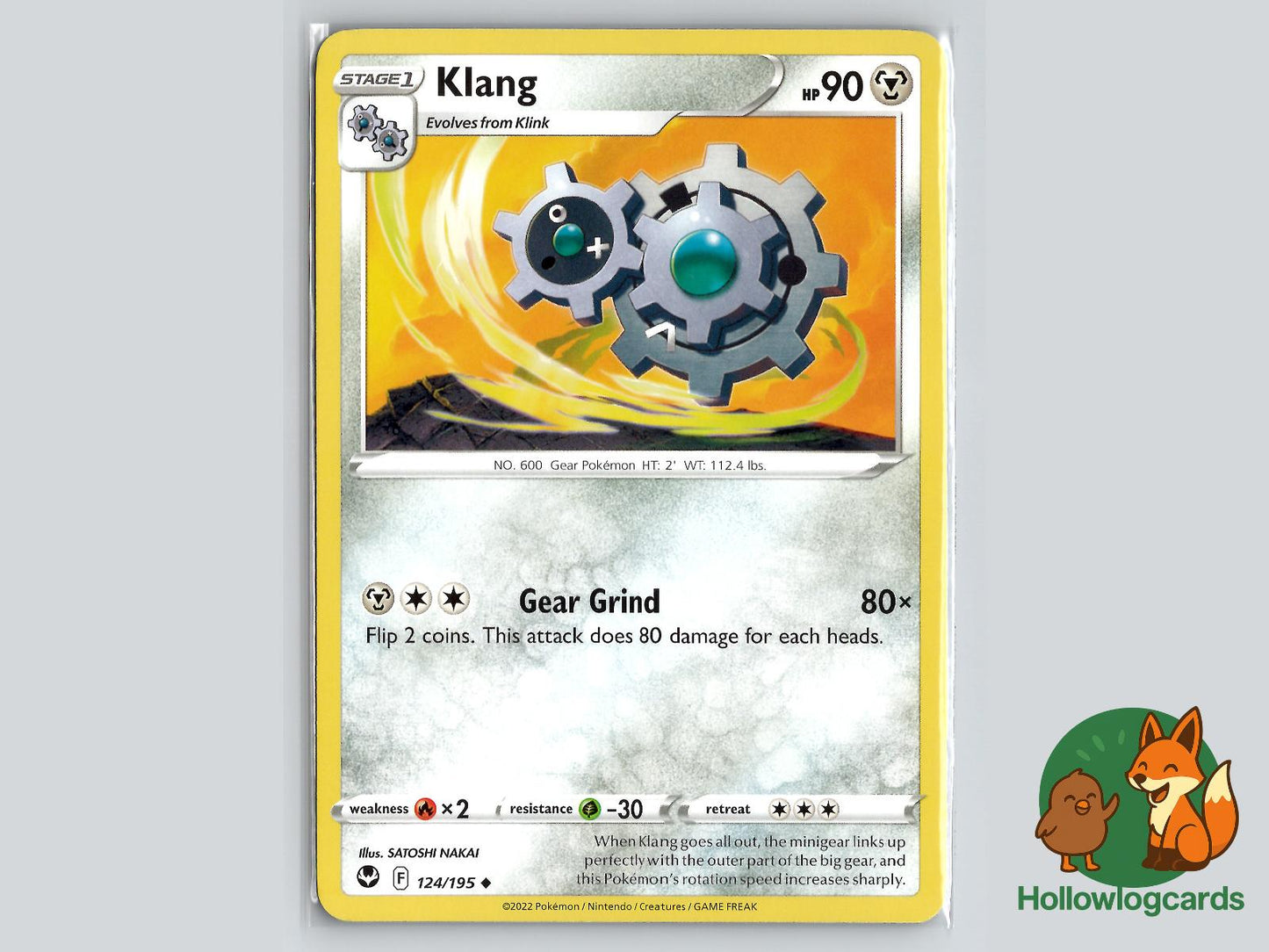 Klang (124/195) - Silver Tempest Pokémon Card