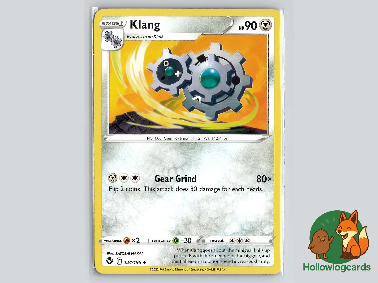 Klang (124/195) - Silver Tempest Pokémon Card