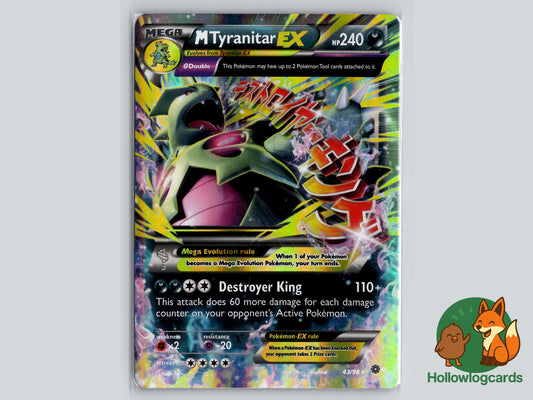 Image of M Tyranitar-EX Ancient Origins (AOR) #43