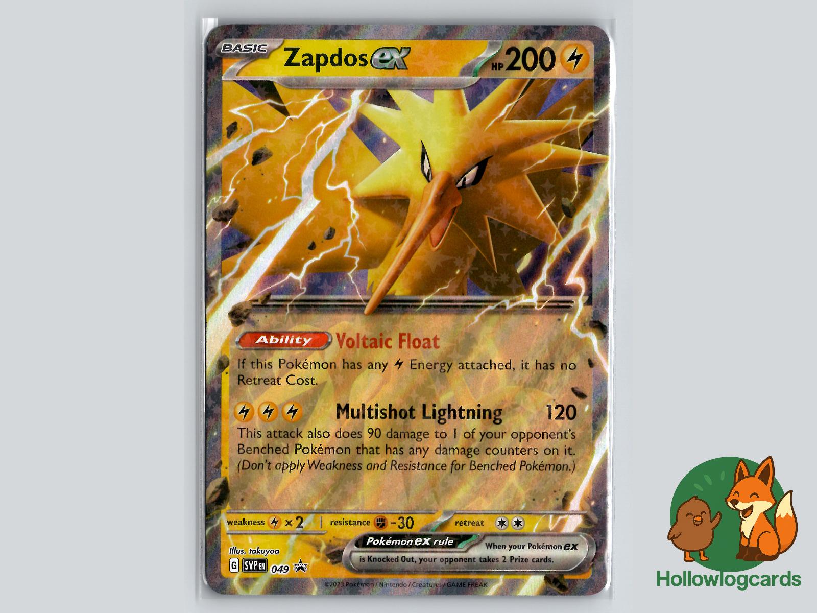 Zapdos ex (049) - Scarlet & Violet Pokémon Card