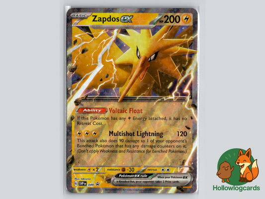 Zapdos ex (049) - Scarlet & Violet Pokémon Card