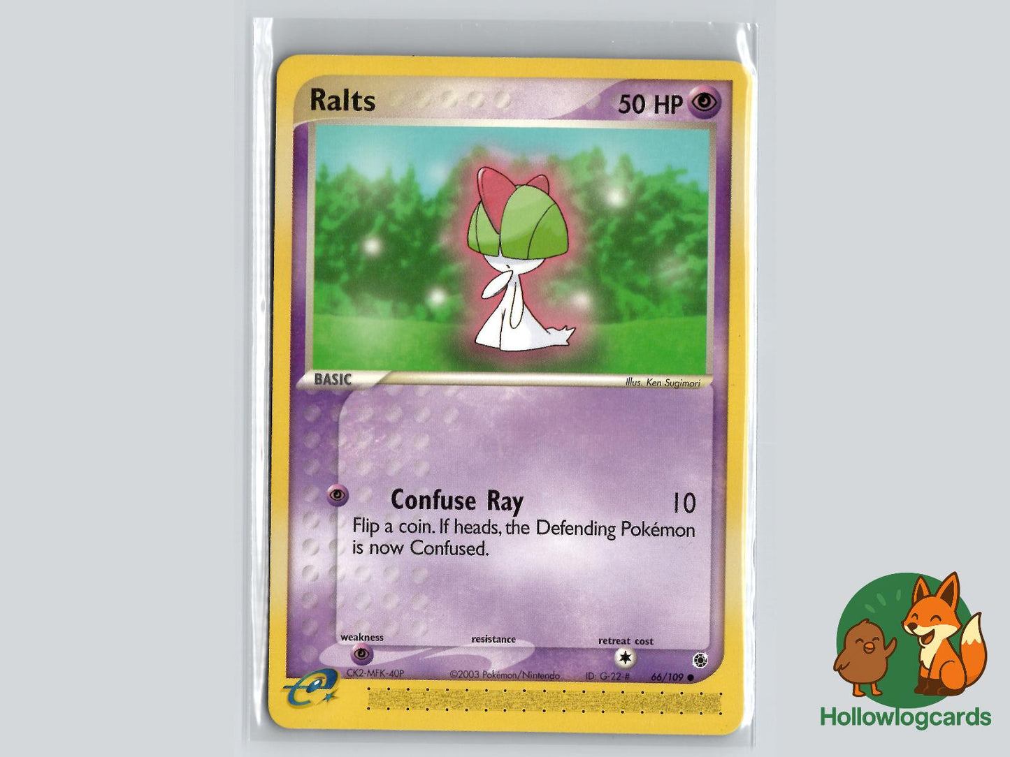 Ralts (66/109) - Ruby & Sapphire Pokémon Card
