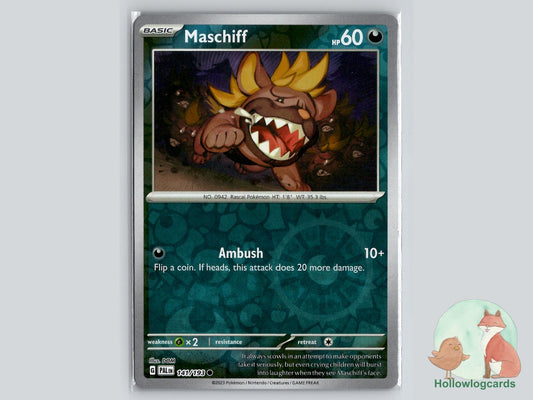 Maschiff (062/091) Pokémon Card
