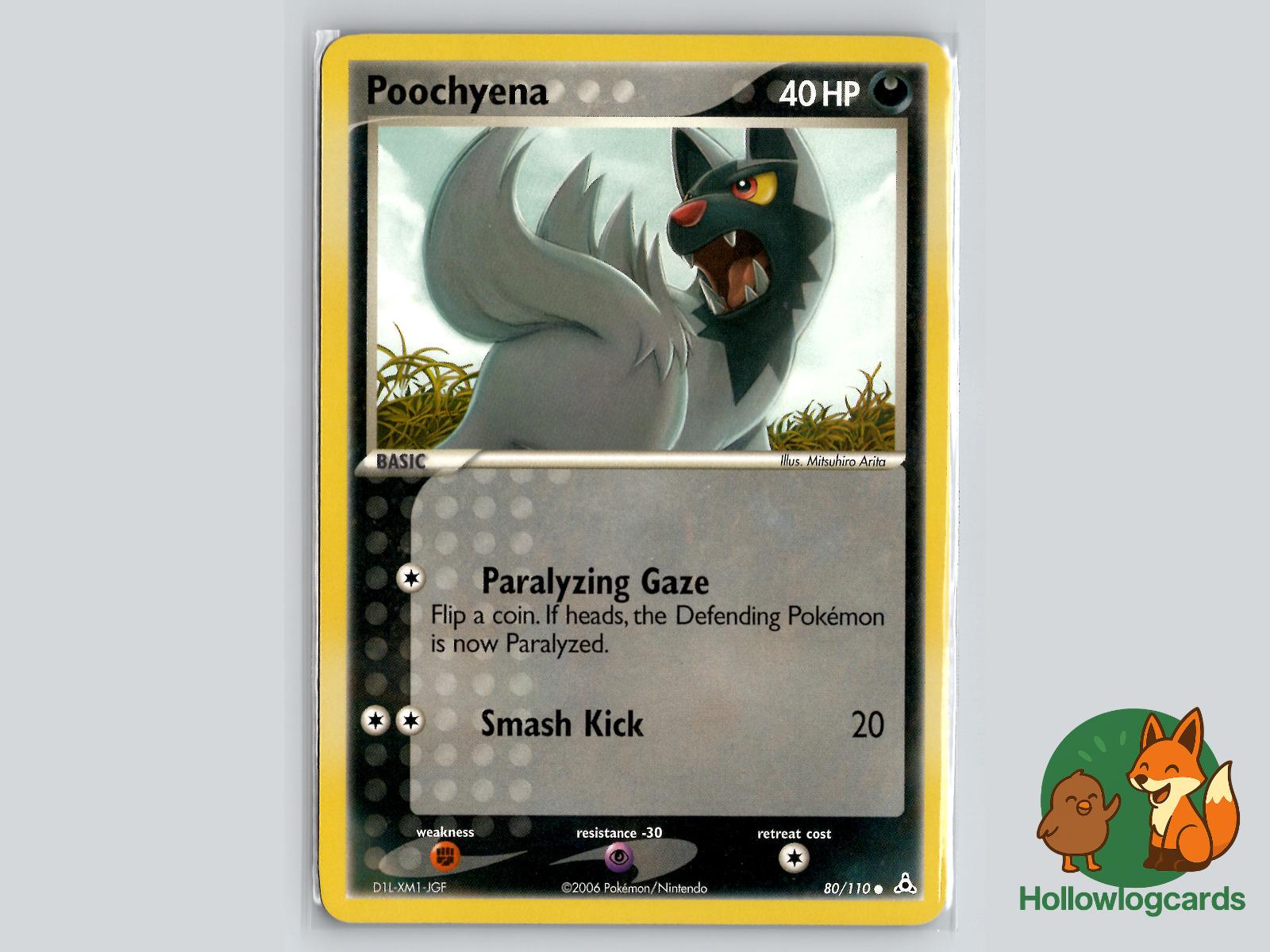 Poochyena (80/110) - Holon Phantoms Pokémon Card